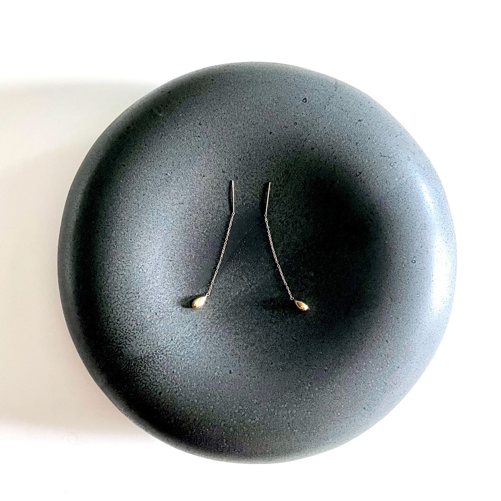 Golden Seed Drop Earrings